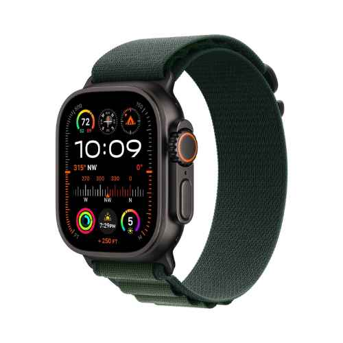 Apple Watch Ultra 2 (2024) Titan Schwarz Alpine Loop (M) NEU & OVP - Smartbuy - Shop